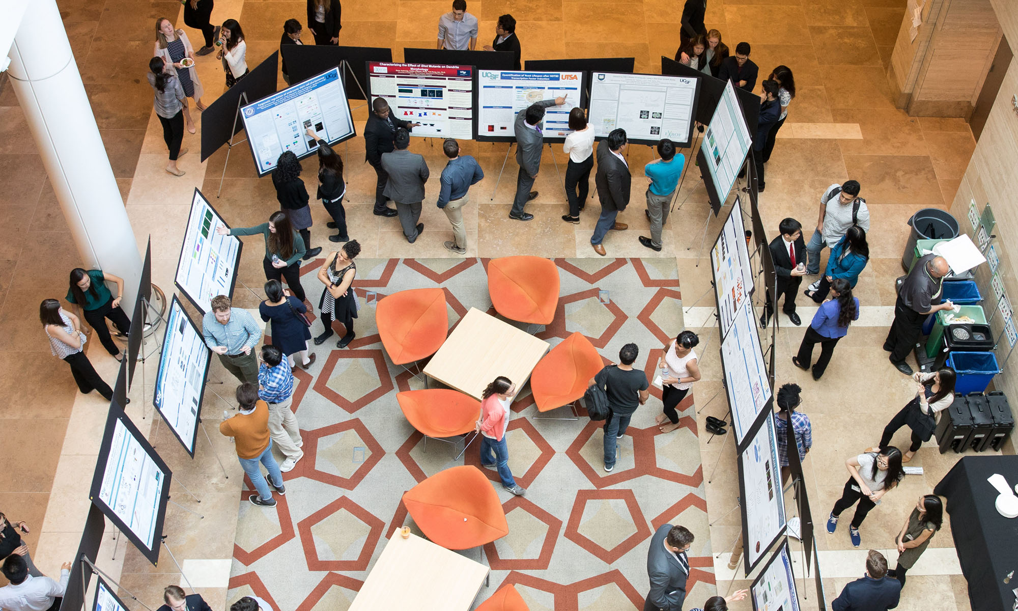 Photo of a poster hall event